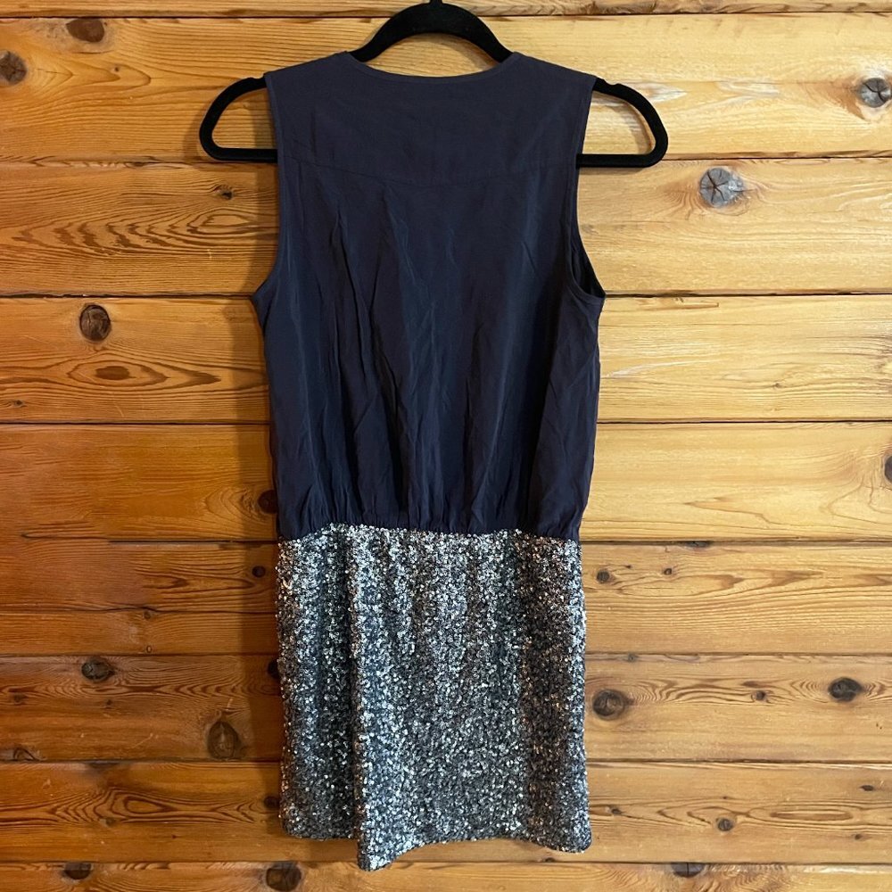NWT MM Couture By Miss Me Dress Sequin Gray Dress Small - Picture 3 of 6